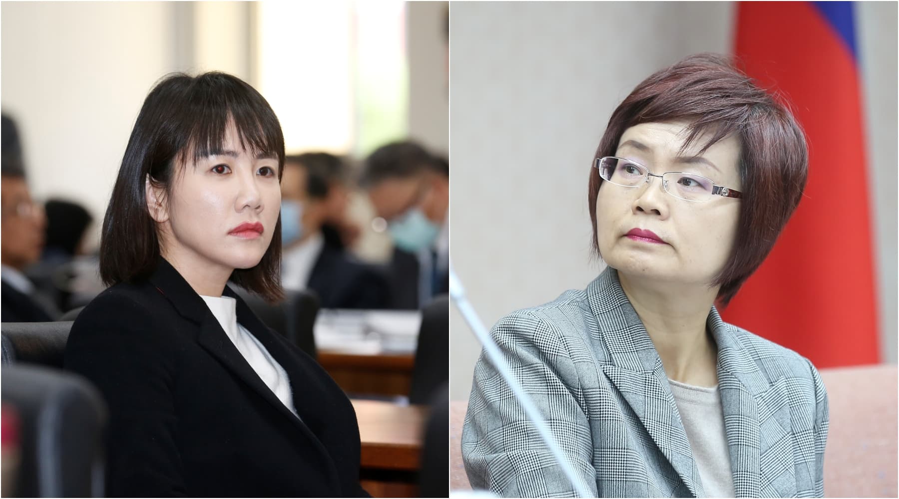 彰化縣的國民黨立委謝衣鳳(左)與民進黨立委陳素月(右)等人均支持衛生局做法。(本刊資料照)