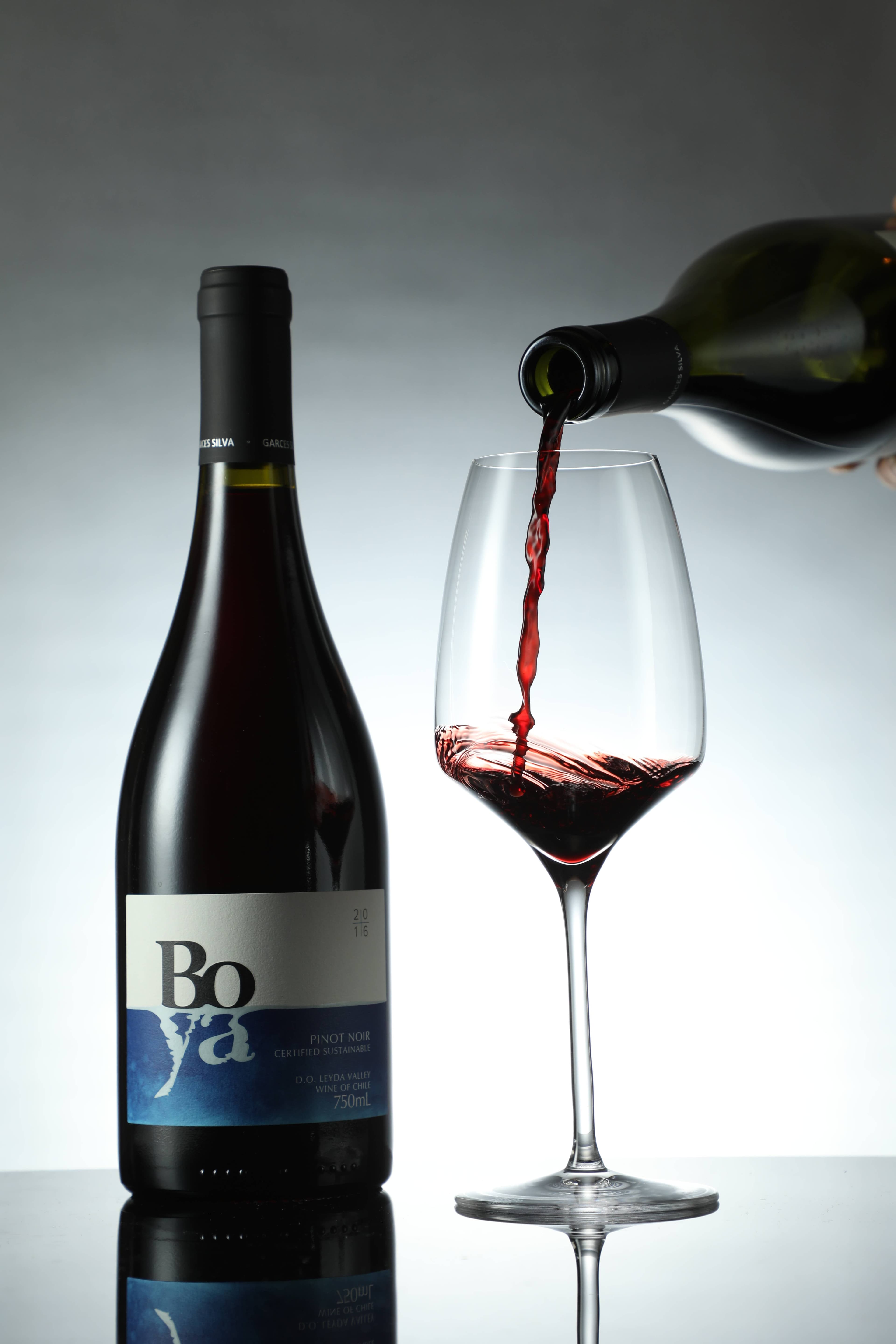 智利「Garcés Silva」酒莊的「Boya Pinot Noir, Leyda Valley, Chile」,有鹹鹹葡萄柚氣息。(Super Bar隨機供應酒款)
