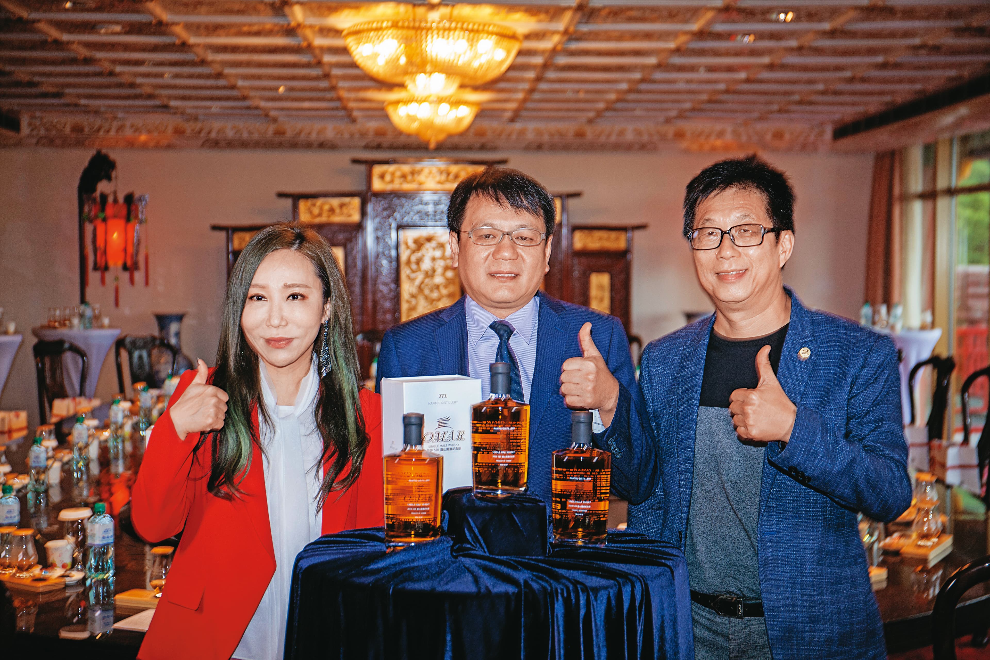 圓山飯店推出首支「圓山品牌」的威士忌國宴酒，成功打響知名度。（圓山大飯店提供）
