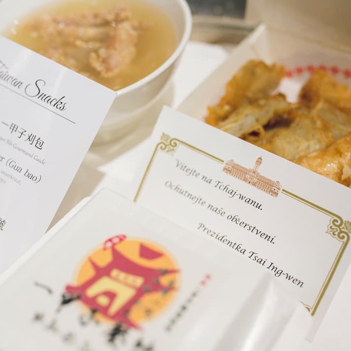 總統透露特地送台灣小吃到飯店給外賓享用。(翻攝自tsai_ingwen instagram)