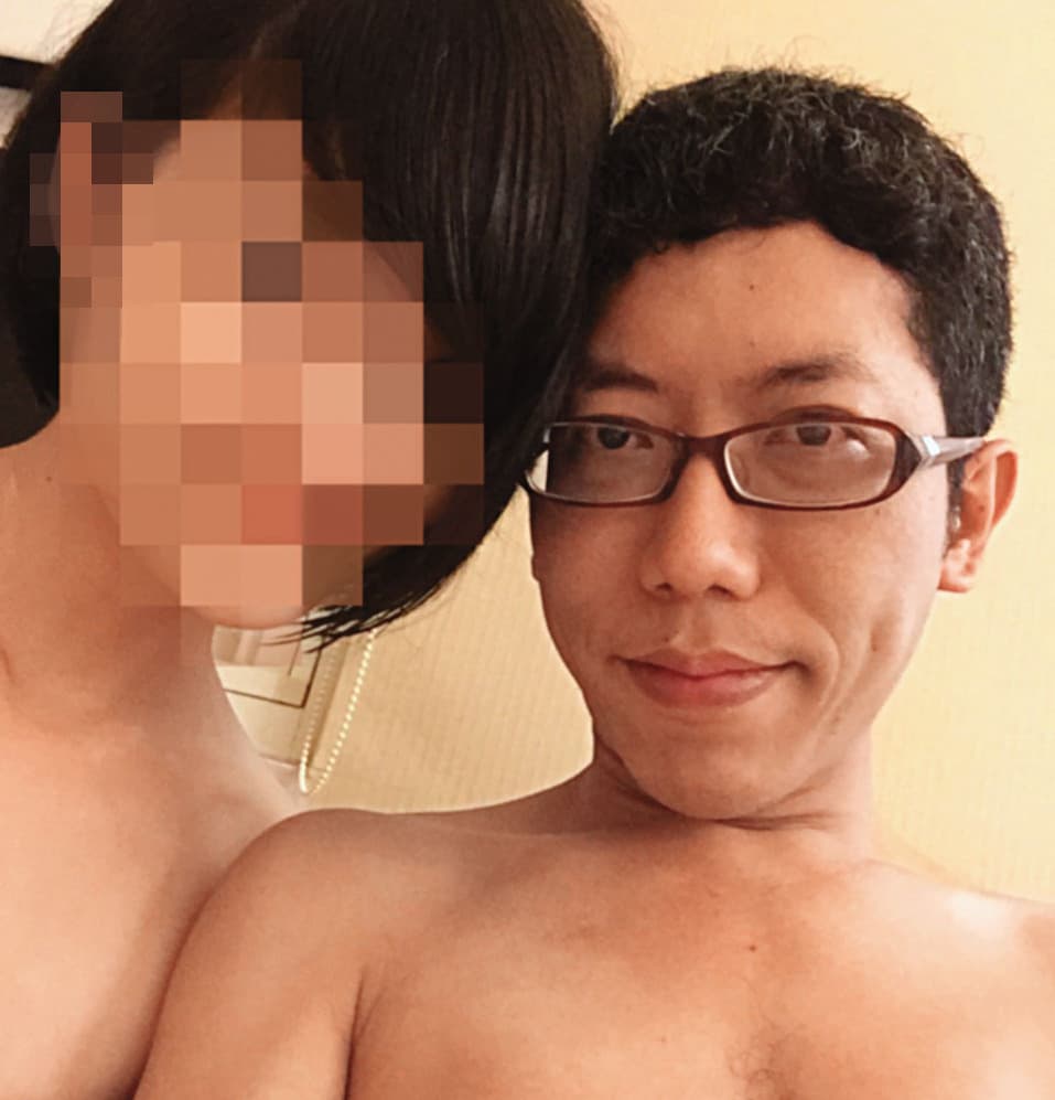 Y女覺得自己的人生被丁允恭毀了,因此決定向本刊爆料。照片為二人熱戀時的親密合照。(Y女提供)