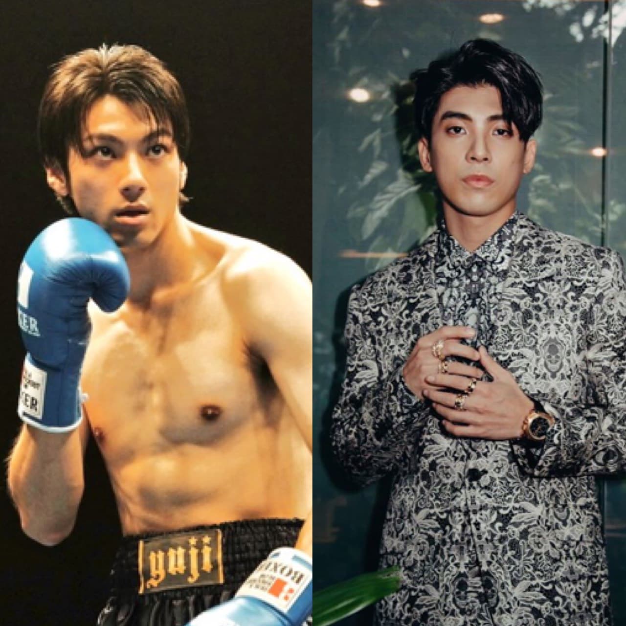 《啊，荒野》中飾演菅田將暉勁敵的山田裕貴（左圖）外型神似林哲熹。（車庫娛樂提供）