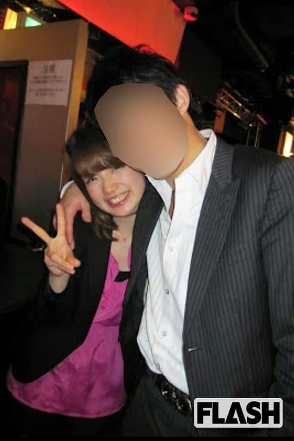 弘中綾香與多名男子的親密合照被流出，引起討論。（翻攝自wasurejinobase推特）