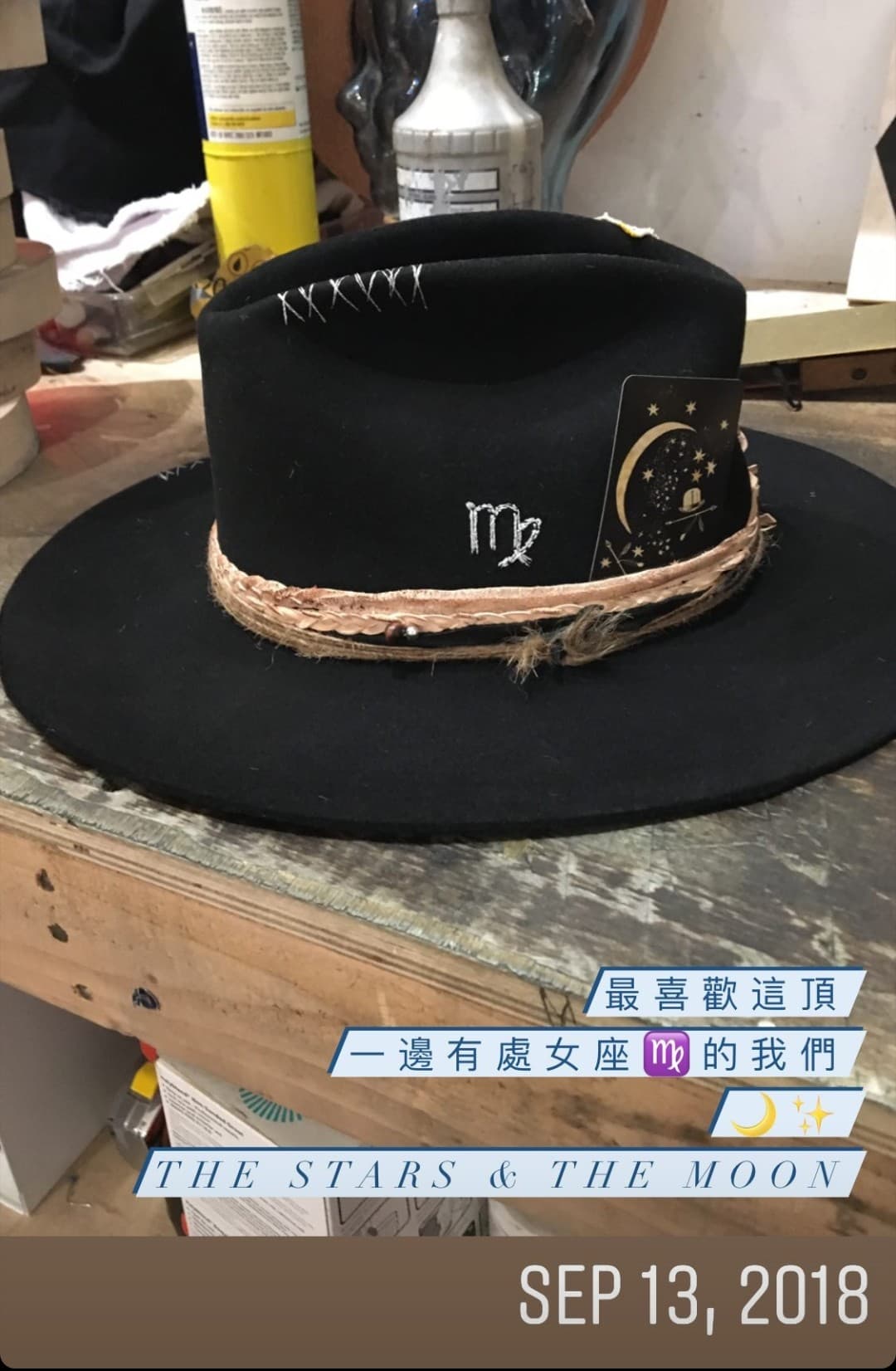 過去每年高以翔生日,Bella都會親手製作帽子送他。(翻攝自Bella IG)