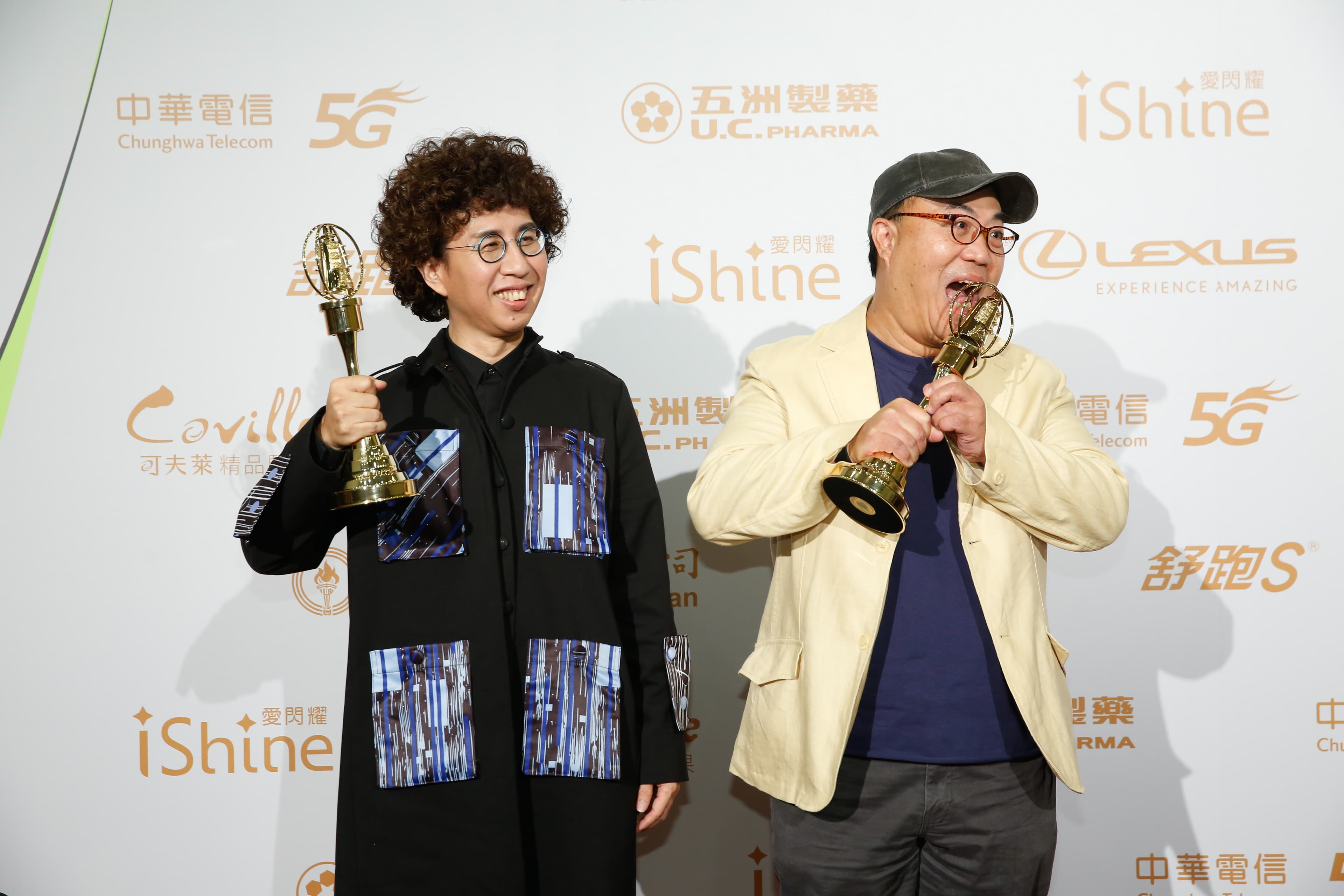 《我在市場待了一整天》製作人劉志雄(右)二度得獎,致詞共花了9分鐘被罵翻。