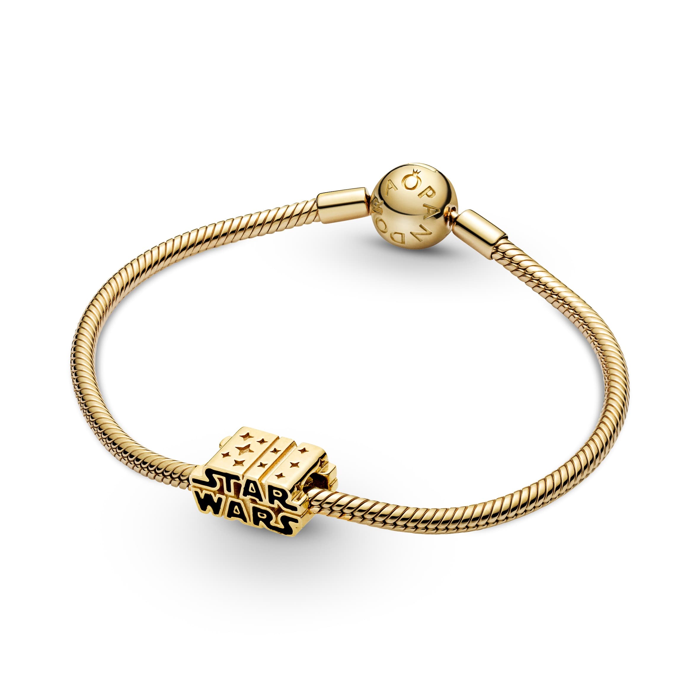 限量珍藏版PANDORA Shine「星際大戰」3D Logo 串飾NT。NT$2,880(PANDORA提供)