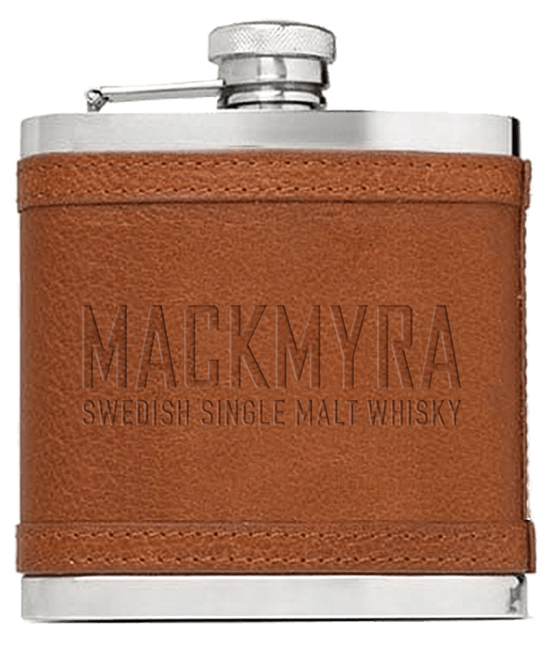 抽獎品項之一的MACKMYRA品牌酒壺，質感很不錯。（馬可波羅窖藏實驗室提供）