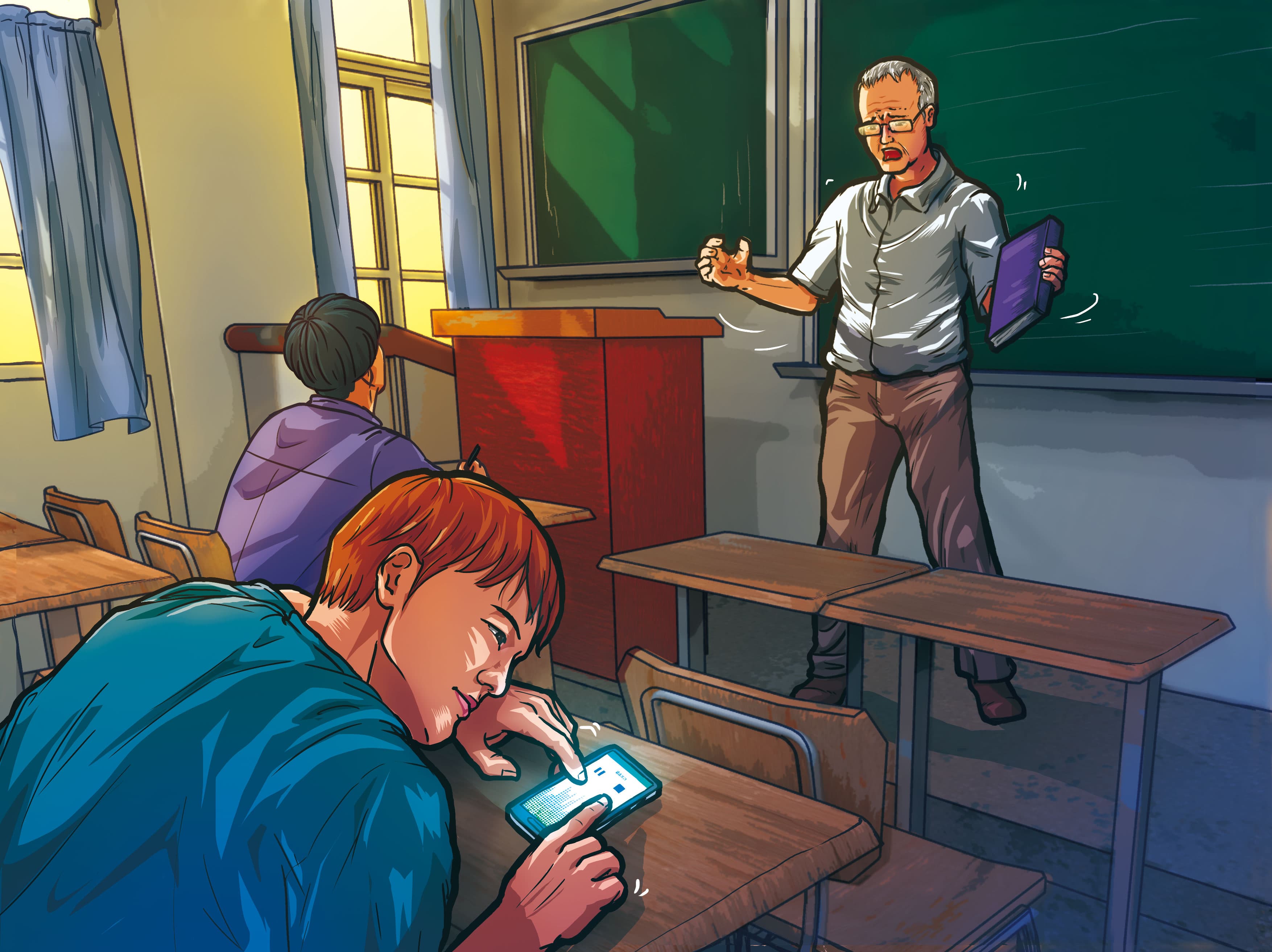 L姓學生上課趴在桌上,講師關維侊告訴他:「爾後你可以不來,我還是會讓你過。」遭該生偷錄音。