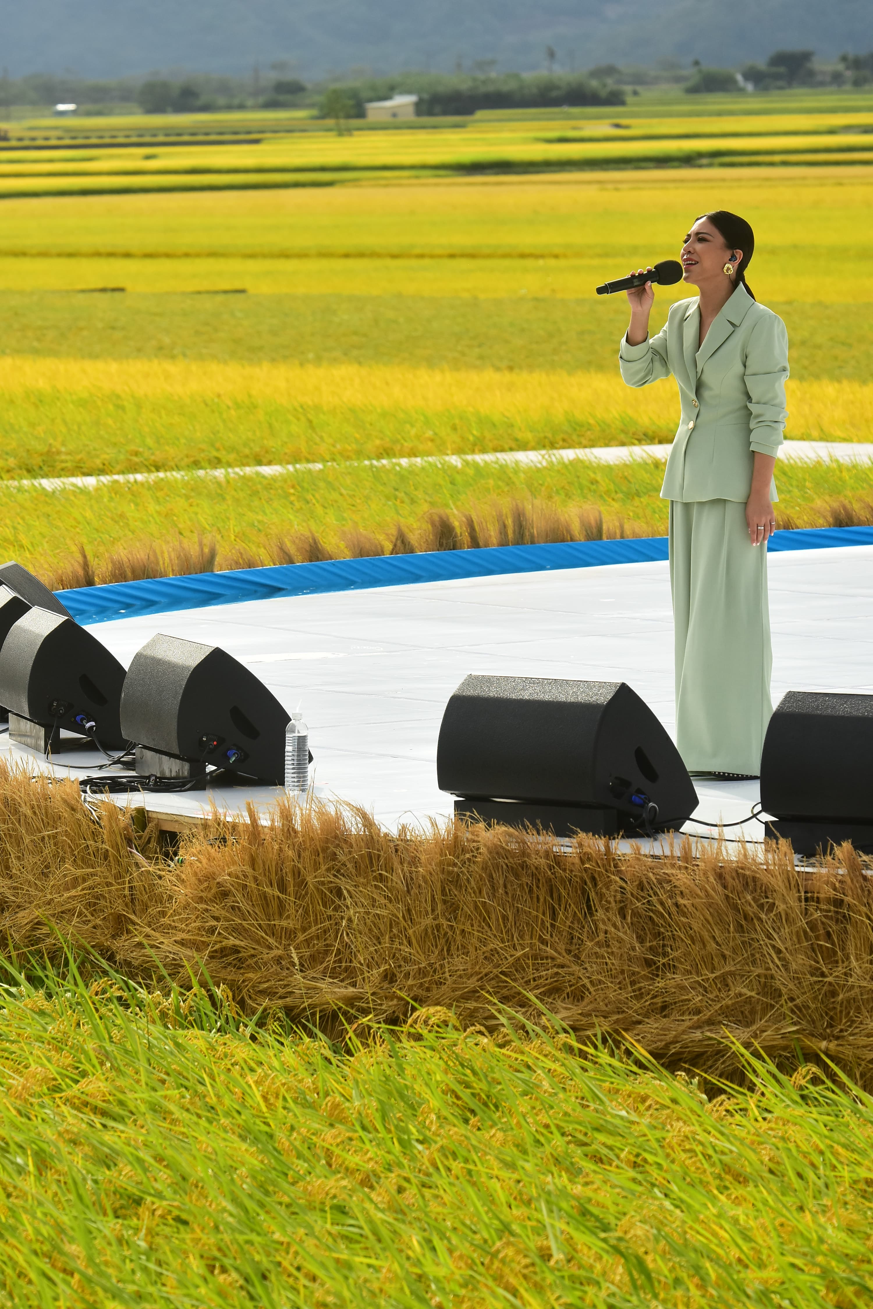 金曲歌后艾怡良也赴台東開唱。(台灣好基金提供)