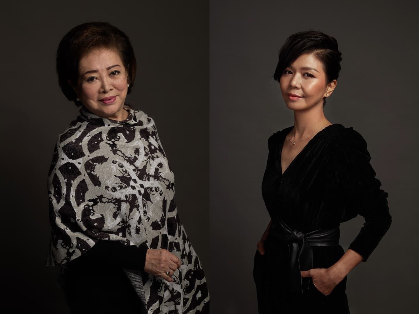 陳淑芳(左)、于子育在《孤味》中合演同一角,也將一起演唱主題曲。(金馬獎執委會提供)