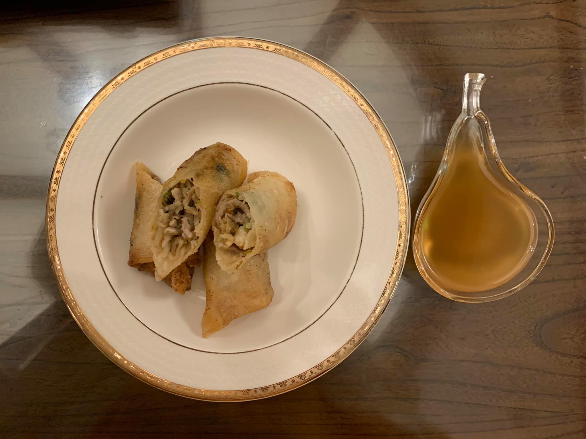 台式扁魚春捲也非常好吃。