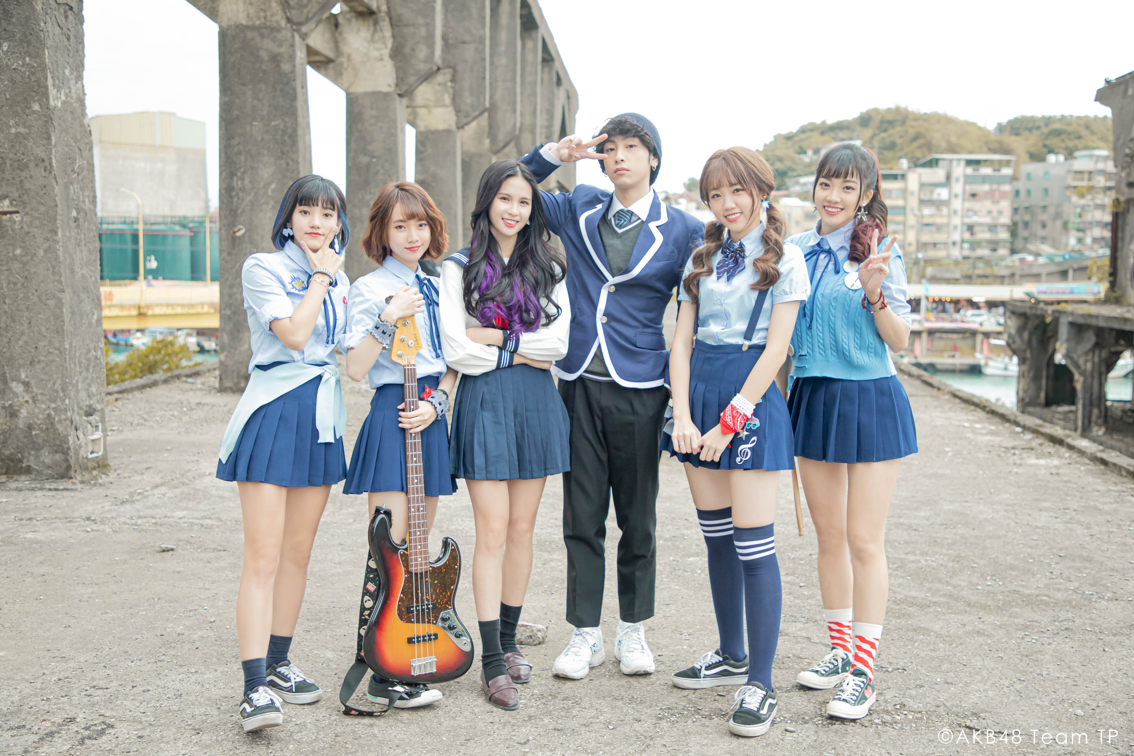 新女團The Puzzle5推出首張單曲 《Majisuka Rock n' roll》。（好言娛樂提供）