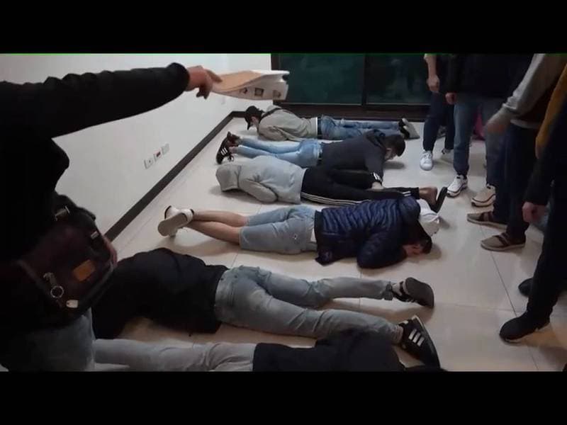 寶和會位於中和區的詐騙機房遭警方破獲。（警方提供）