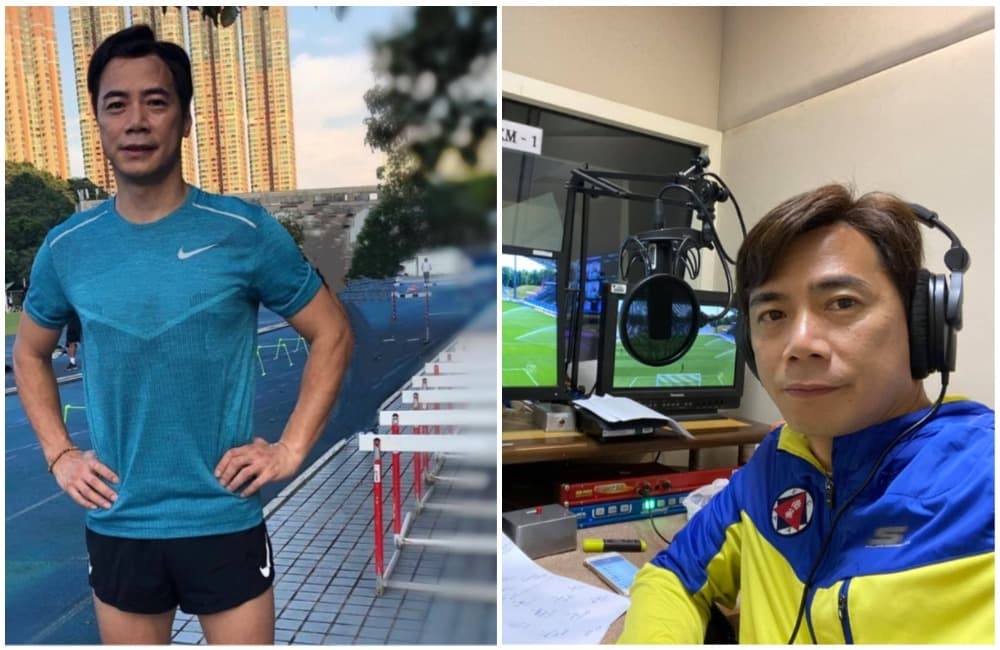 崔錦棠是前香港三項鐵人代表隊成員及教練，退役後成為體育主播，之後跨行演戲。（翻攝自崔錦棠臉書）