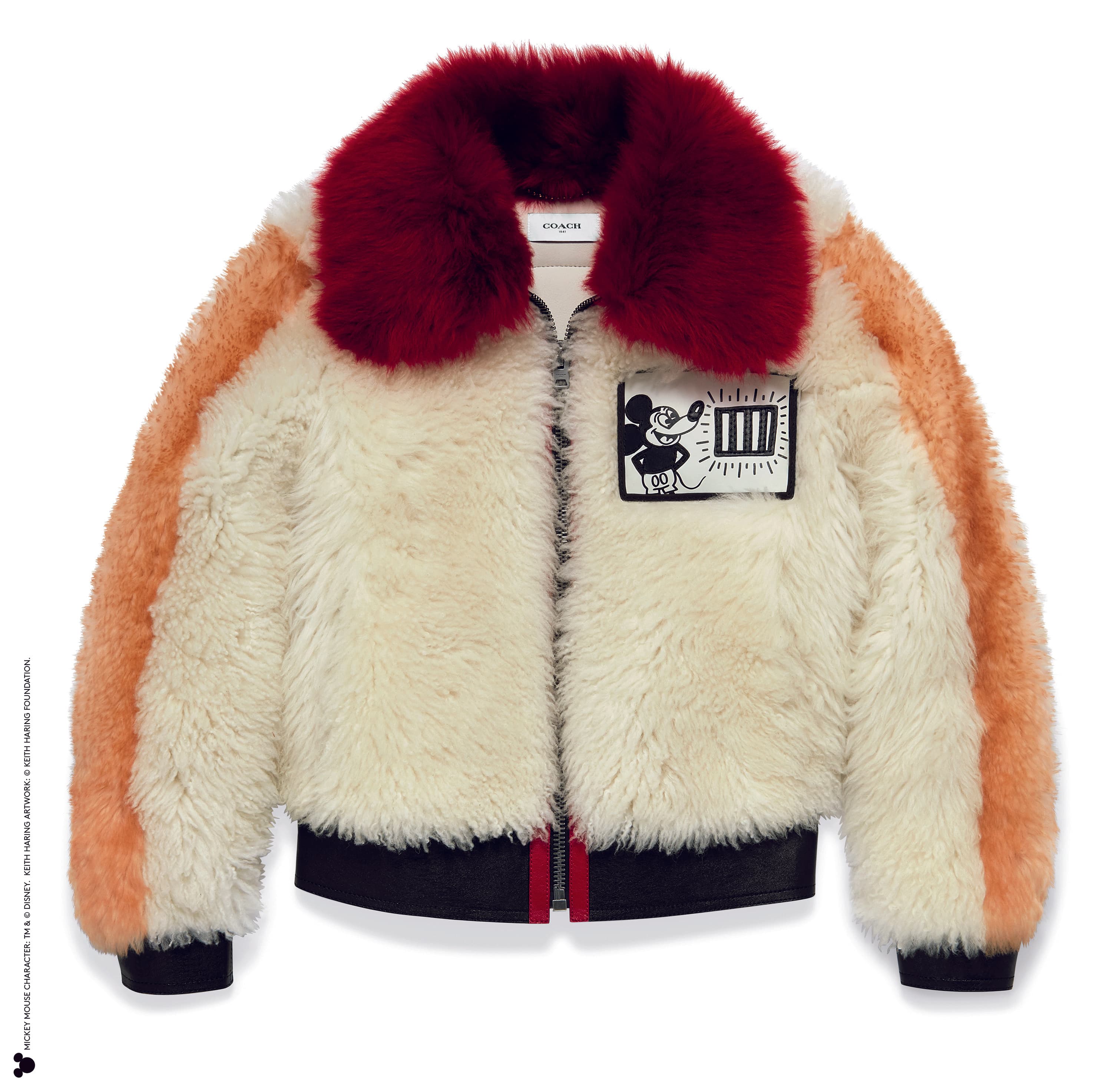 Shearling夾克。NT$92,800。(COACH提供)