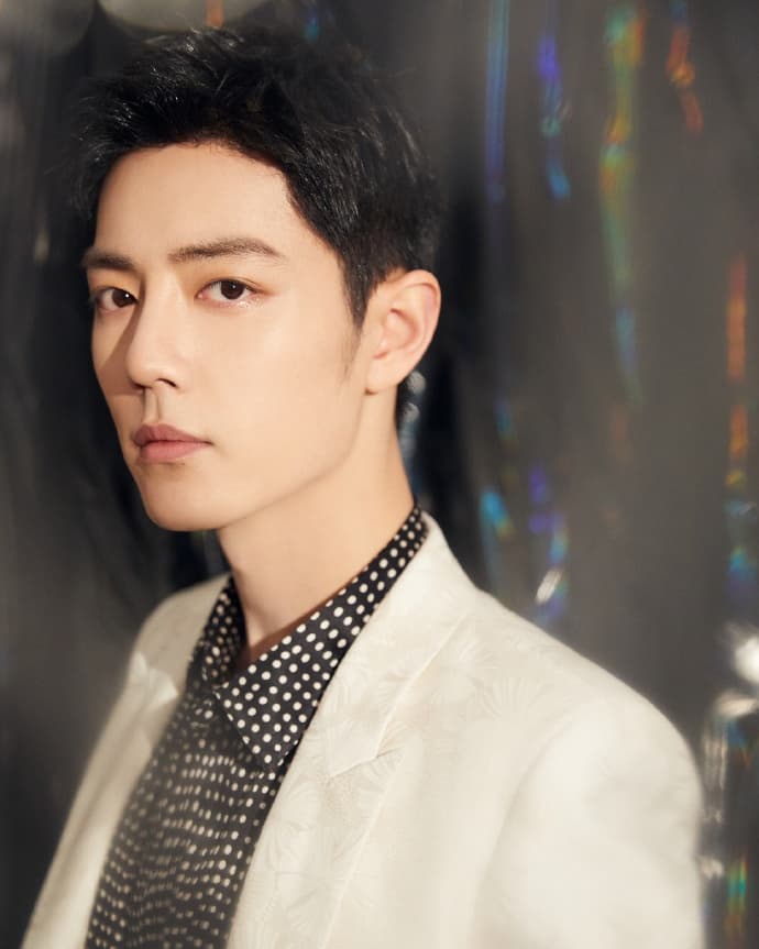 肖戰日前在騰訊《星光大賞》以VIP之星身份出席,並演唱待播新劇主題曲。(翻攝「肖戰工作室」微博)