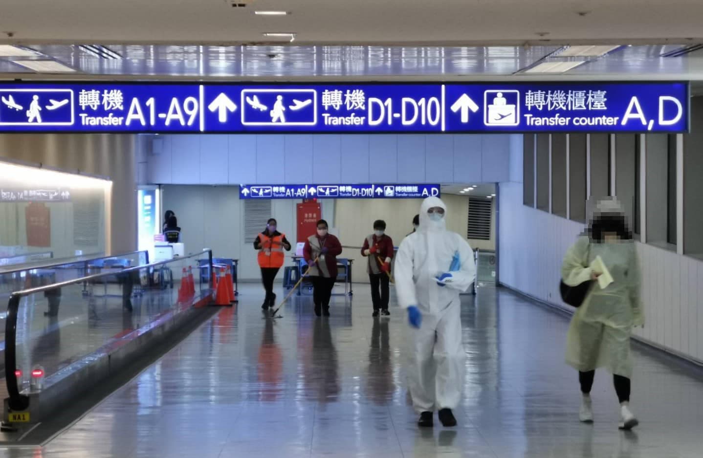 林佳龍也在臉書發文對機場的防疫人員致上最高的感謝。(翻攝自林佳龍臉書)