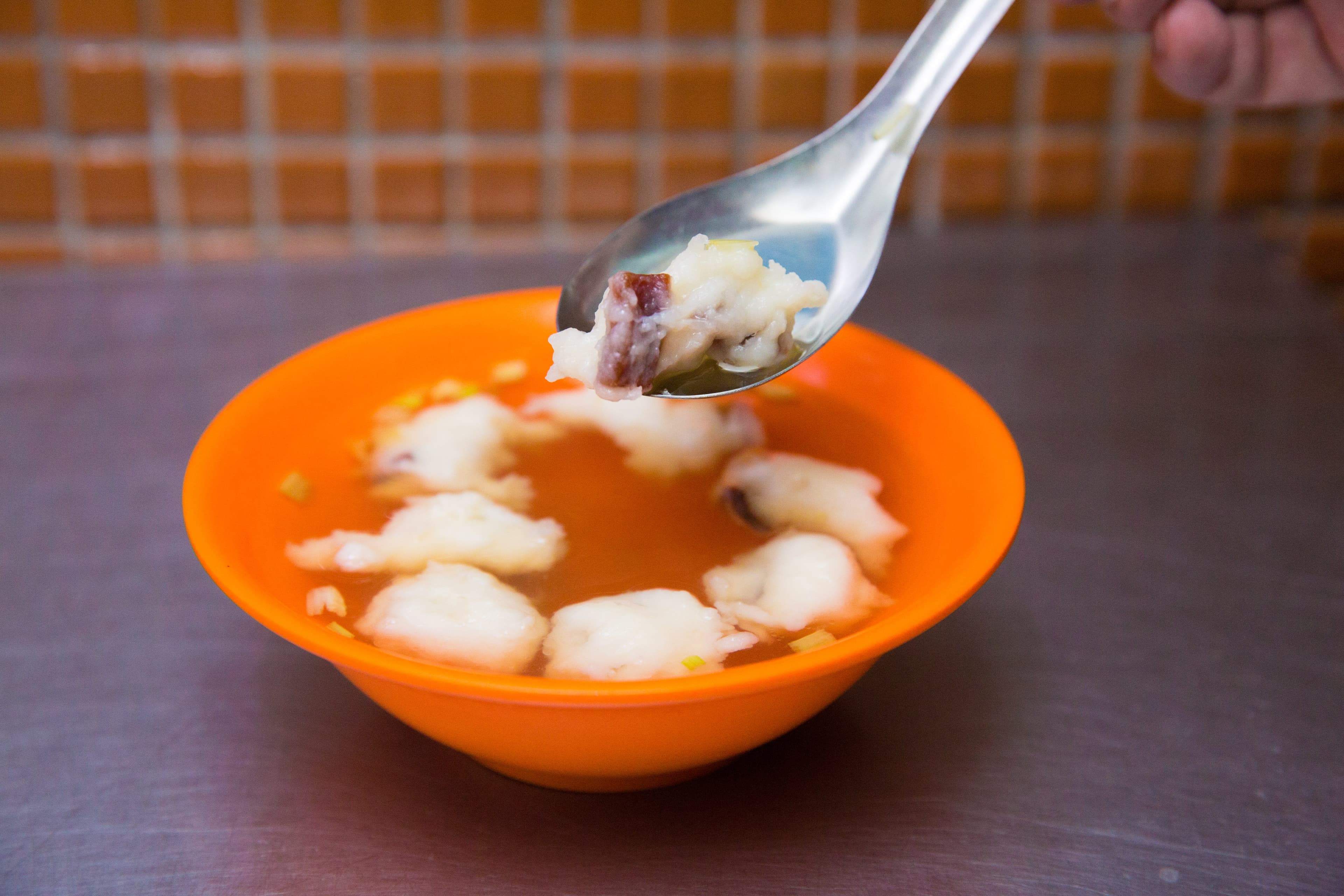魷魚羹用料貨真價實，滋味鮮美。