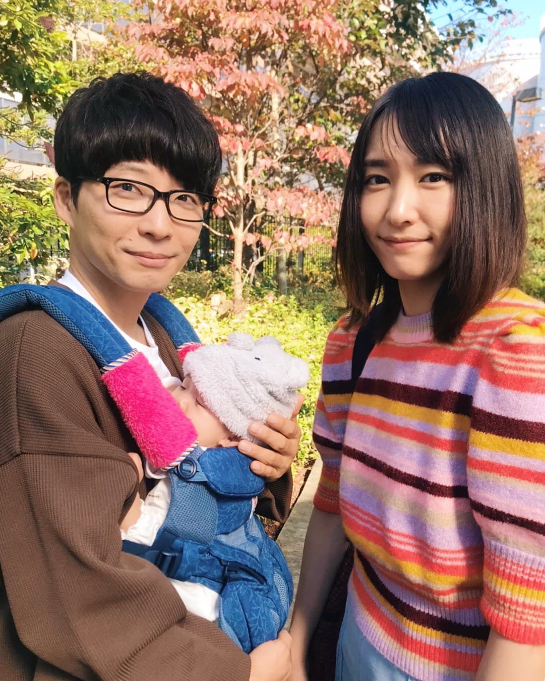《月薪嬌妻 特別篇》與現實時間同步,經過4年,平匡和美栗多了小寶貝。(翻攝星野源推特)