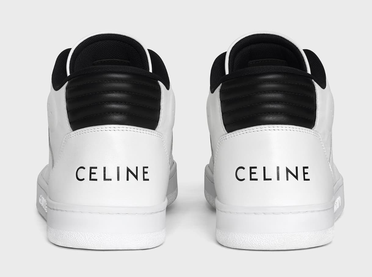 鞋子的背面有品牌Logo。(CELINE提供)