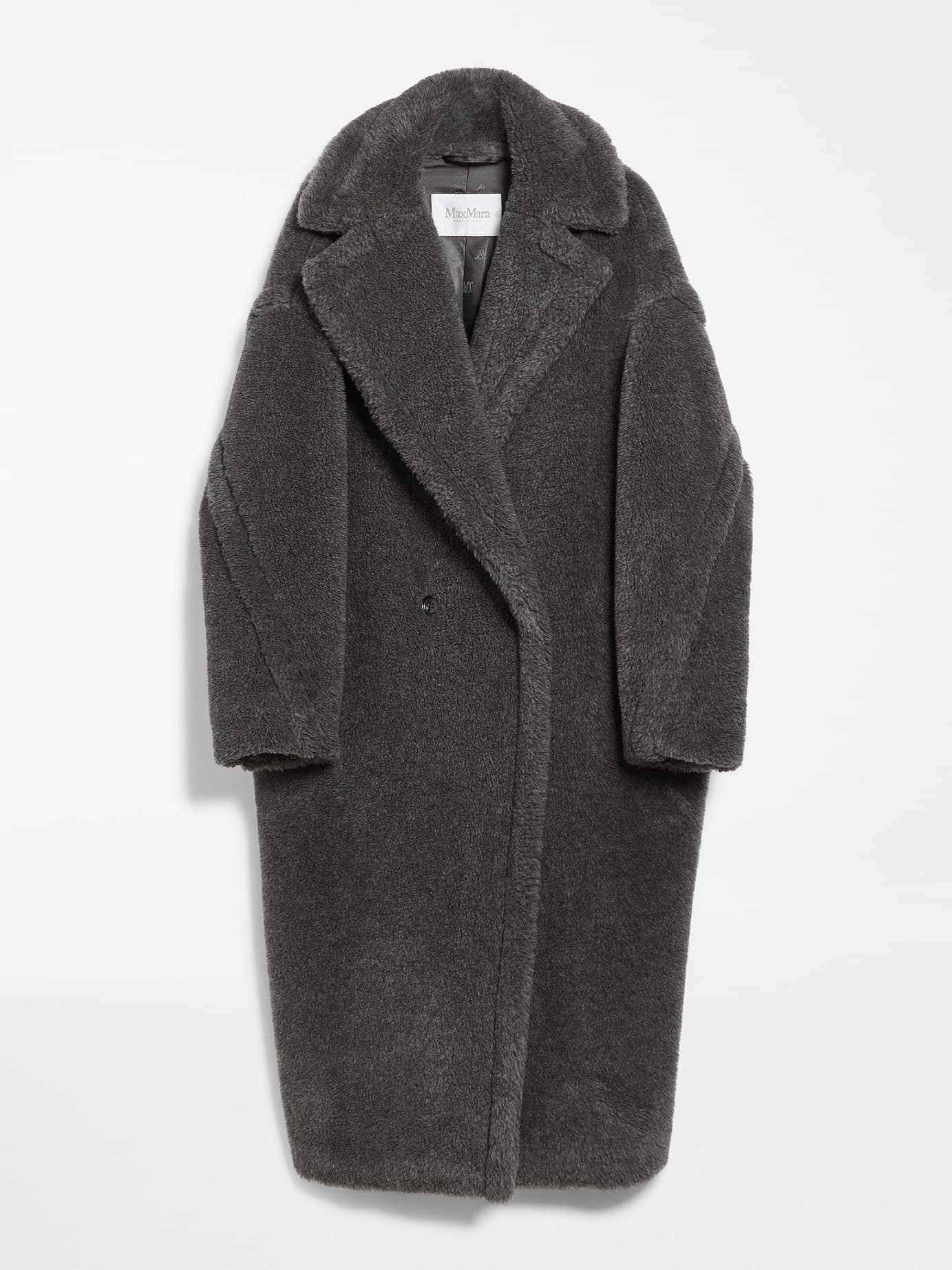 灰色Teddy Bear Coat。NT$150,800（華頓提供）