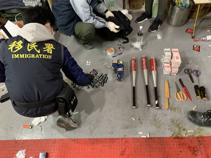 專案小組在現場查扣許多作案工具。（讀者提供）