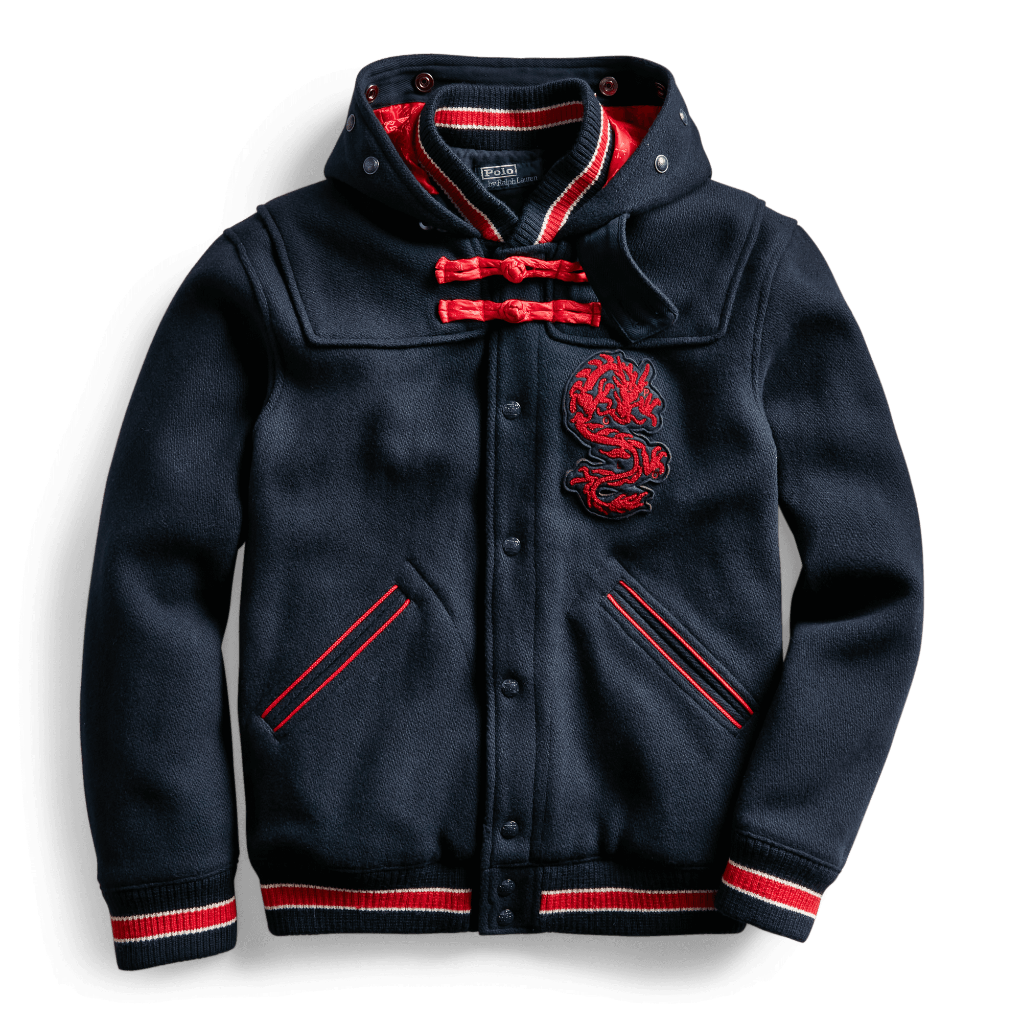 Polo by Ralph Lauren. The CLOT Collection聯名系列棒球外套,價格店洽。(Polo Ralph Lauren提供)