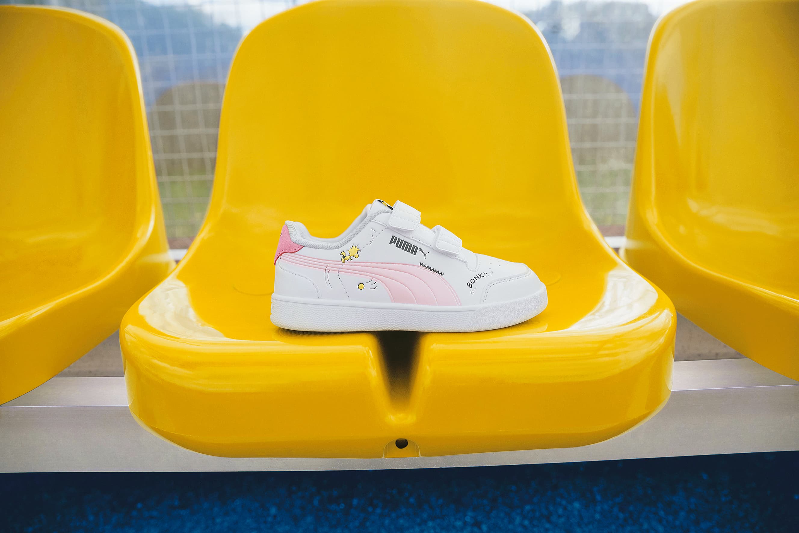 PUMA Peanuts童鞋。NT$1,680。(PUMA提供)