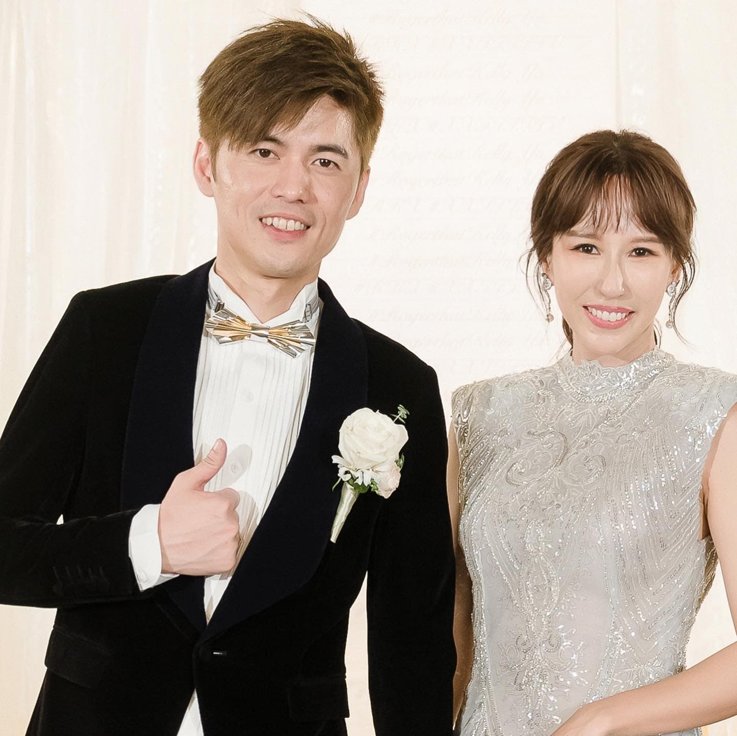 新加坡女歌手潘嘉麗與音樂製作人老公游政豪去年結婚,正式當上台灣媳婦。(翻攝潘嘉麗臉書)