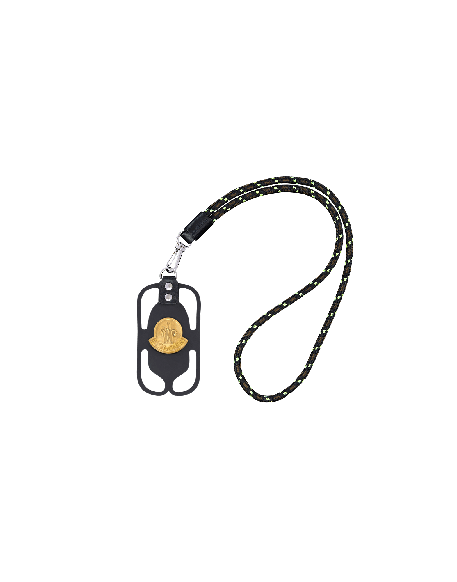 金色LOGO標章手機殼。NT$9,200(盟可睞提供)