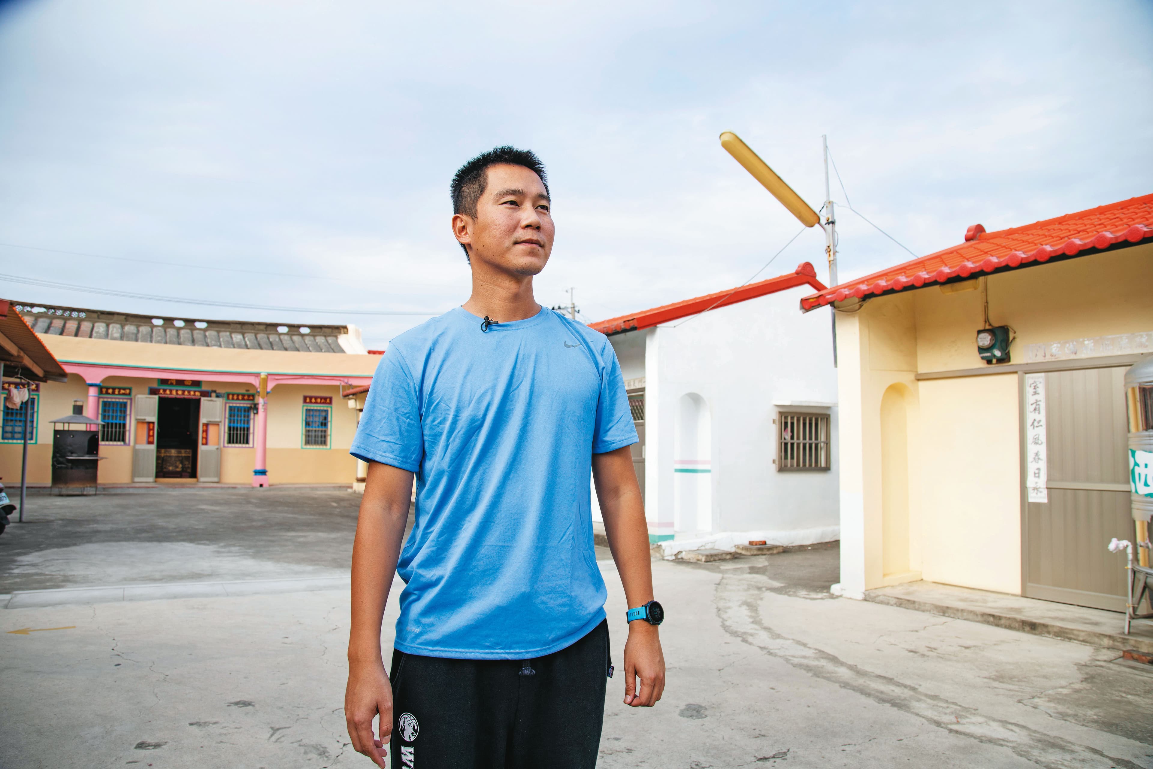 第一次見到林家宇(圖)時,林進龍正因高血壓住院。那天他代替父親回小琉球花矸村老家辦事。