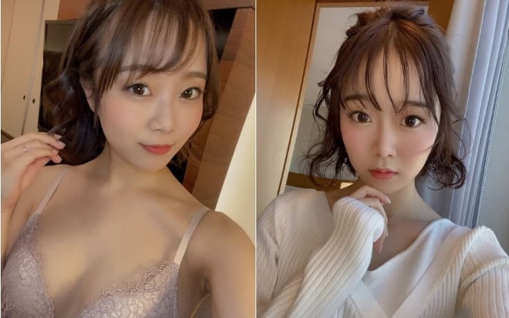 在高中時就對AV界感到憧憬的渡邊真央,在大學時正式出道成為AV女優。(翻攝自渡邊真央IG)