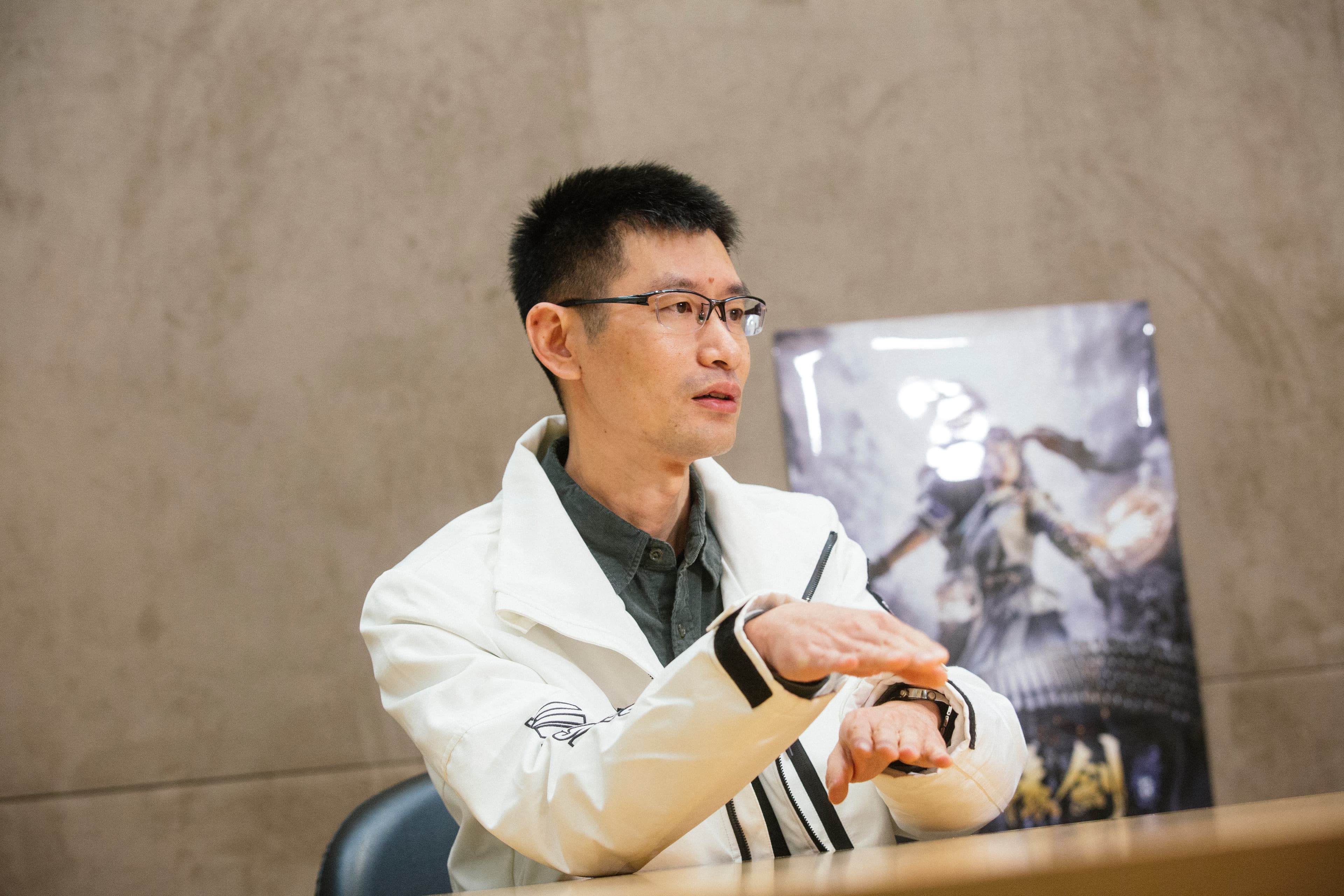 楊淵升表示《軒轅劍柒》嘗試了很多新技術，對製作團隊是一大挑戰。