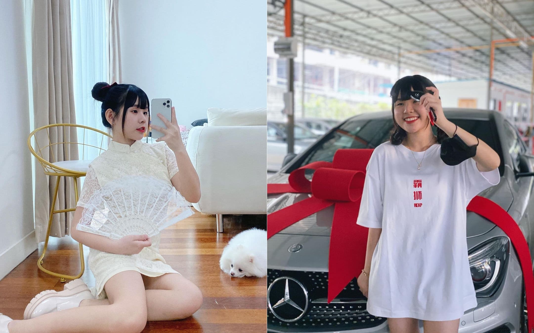 Findy日前迎接21歲生日,霸氣添購百萬豪車。(翻攝自Findy IG)