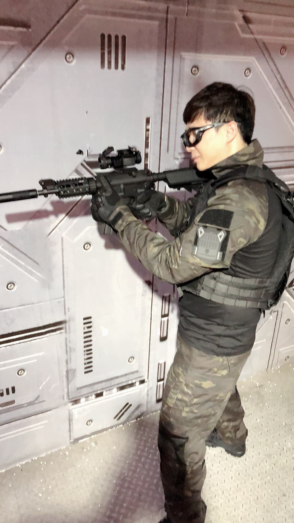 坦承有點接近工作狂的林楷傑,平常除了熱衷學習,主要休閒就是玩生存遊戲。(林楷傑提供)