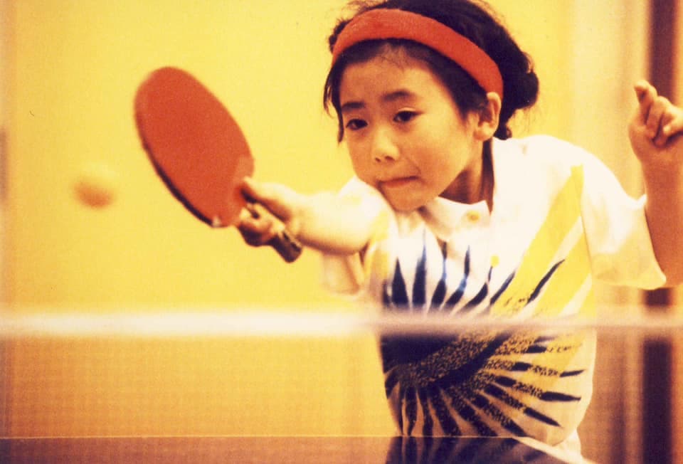 福原愛自幼就是日本桌球界的明星人物。(翻攝自福原愛臉書)