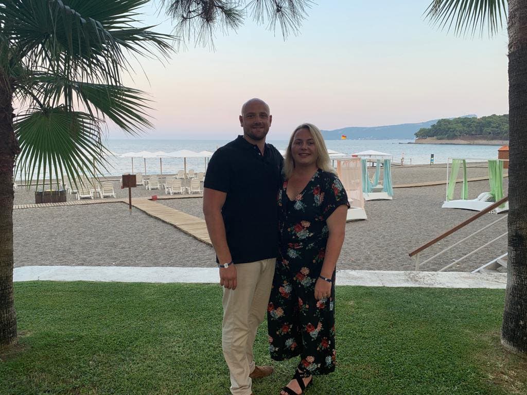 艾默森表示,未來除了要和未婚妻完婚,更打算要進行1,600公里的自行車旅行。(翻攝自艾默森臉書「Gaz Emmerson」)