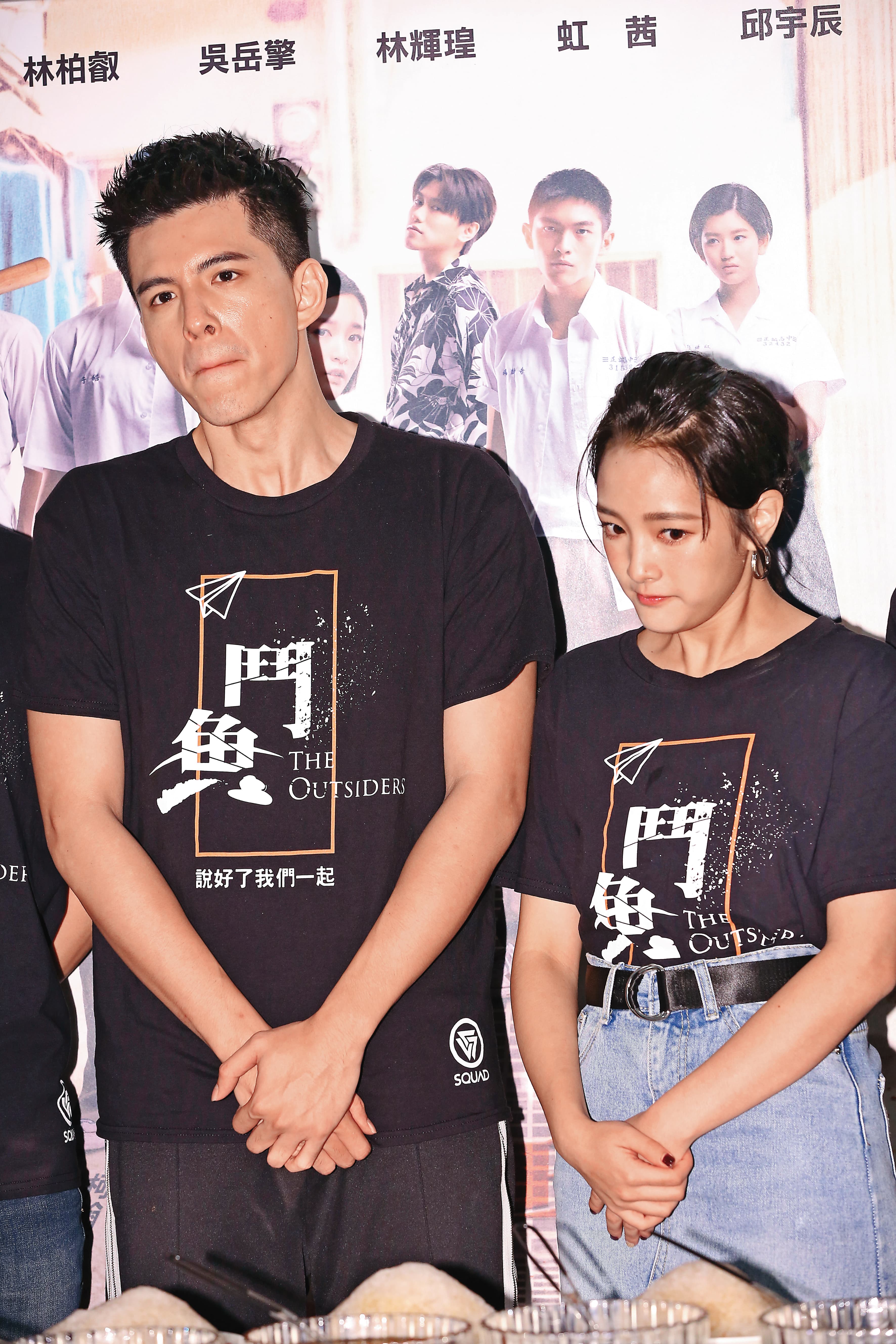 王淨(右)曾因電影《鬥魚》而和林柏叡(左)生情,但僅交往一年就分手。