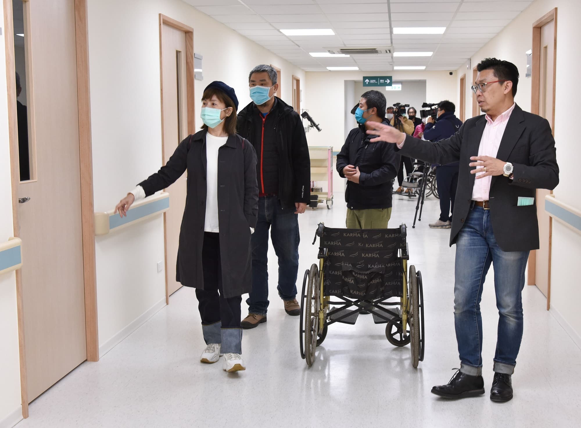 醫院長廊是許多影視劇組使用的場景。(翔聲國際提供)