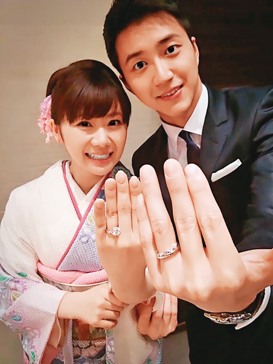福原愛(左)、江宏傑(右)這對佳偶,曾恩愛到讓人只羨鴛鴦不羨仙,想不到結局著驚。(華研國際提供)