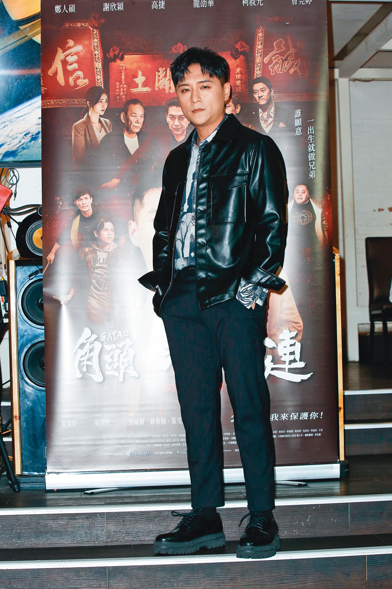 鄭人碩2018年演出《角頭2:王者再起》,為他奠定「台味一哥」的地位。(攝影組)
