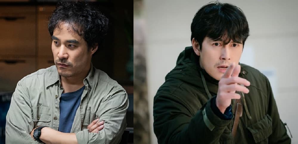 鄭雨盛(右圖)因公司旗下演員裴晟佑酒駕退出《延遲的正義》,不惜親自上陣接替他的角色幫擦屁股。(翻攝自SBS)