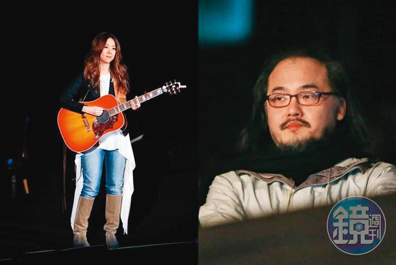 文青女神陳綺貞(左)被爆當小三後,前男友鍾成虎(右)出面力挺。(本刊資料照)