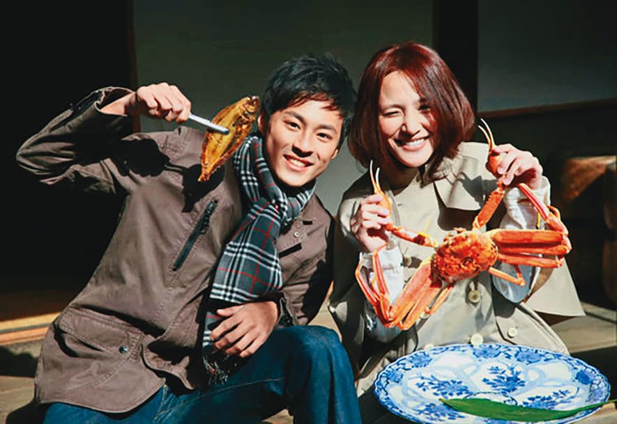 孫其君（左）曾和梁文音（右）交往，後來女方變成人妻又歷經婚變。（環球唱片提供）