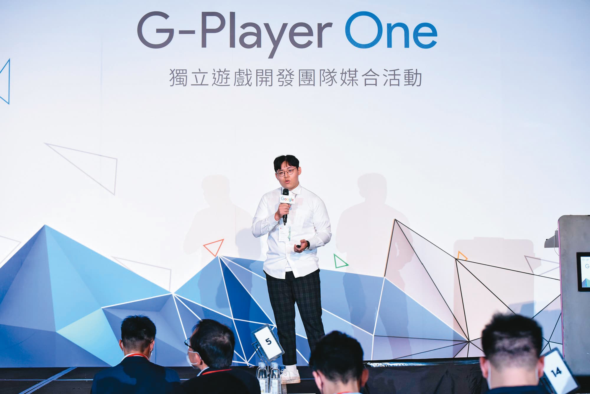 G-Player One一級玩家計畫中,獨立開發者要自我推薦,尋求與發行商、投資者的合作機會,圖為自由再生工作室技術長蔡承諭。(Google提供)