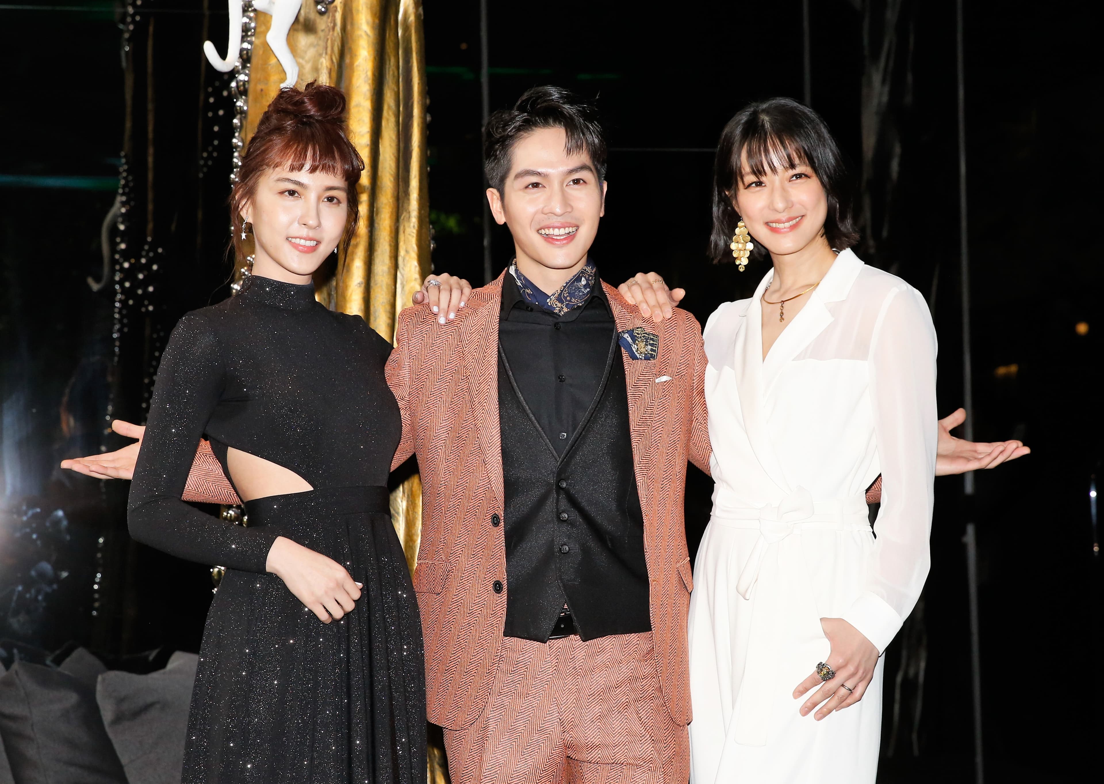 (左起)魏蔓、林孫煜豪、賴雅妍飾演出身豪門的「三隻小豬」。