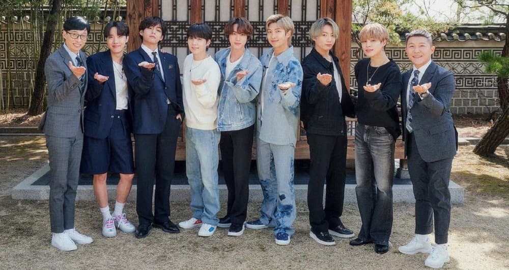 BTS出演的《劉Quiz on the block》受觀眾歡迎,讓該集創下播出3年以來最高收視率。(網路圖片)