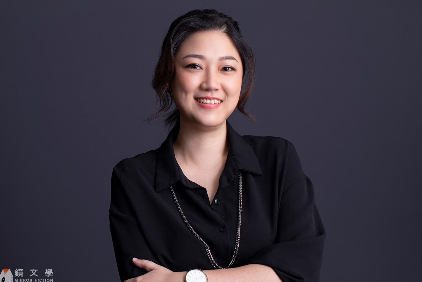 《罪夢者》原創故事暨《死了一個娛樂女記者之後》製作人、鏡文學內容籌製部總監陳昱俐。(鏡文學提供)