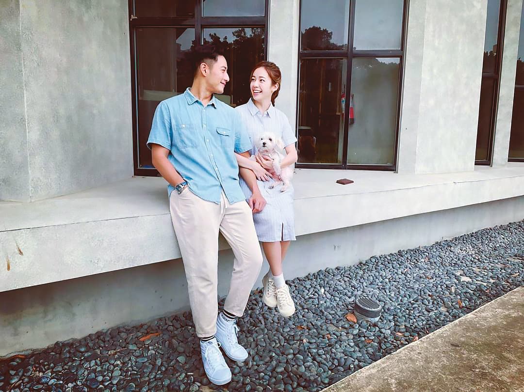 周孝安與小他9歲的陳天仁登記結婚,如今更傳出陳天仁有孕。(翻攝自周孝安IG)
