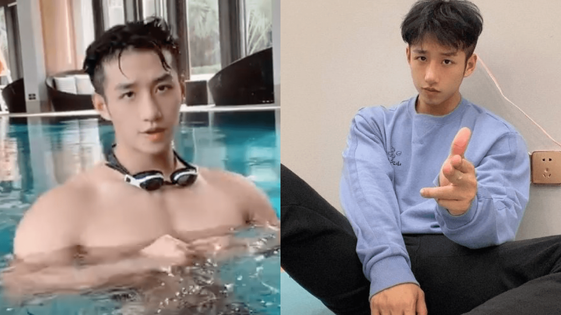 劉長江擁有壯碩身材和俊俏臉蛋,2020年和經紀公司簽約成為網紅。(翻攝自微博)